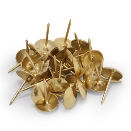 Tundra nails, decorative, 10x18.5 mm, gold, 50 pcs-5