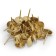 Tundra nails, decorative, 10x18.5 mm, gold, 50 pcs