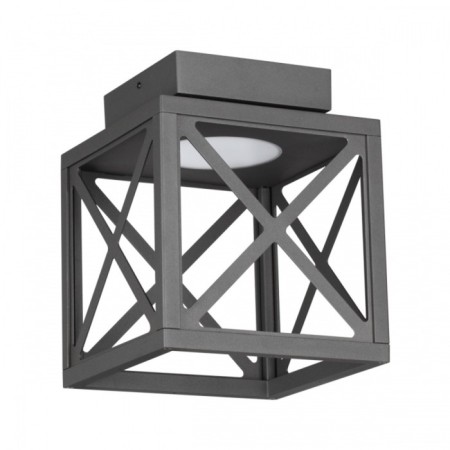 Landscape ceiling Lamp Novotech. Dantela, 10W, LED, 209x168x168 mm, dark gray color