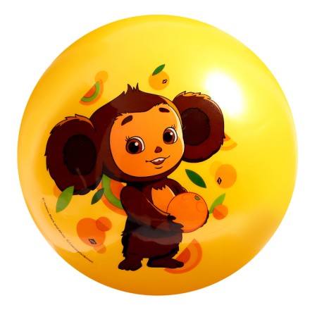 Children's ball "Cheburashka", with a sticker, d = 23 cm, full -color-4