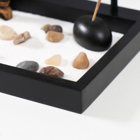 Zen Garden "Bell" sand+stones 15x14x13 cm-3