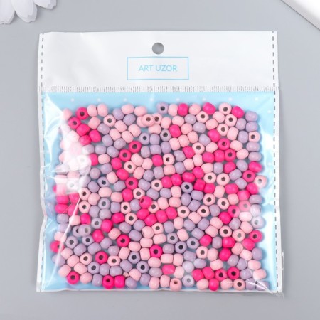 Beads for creativity tree "Balls. Pink Garden" set 20 grams d = 0.6 cm-2