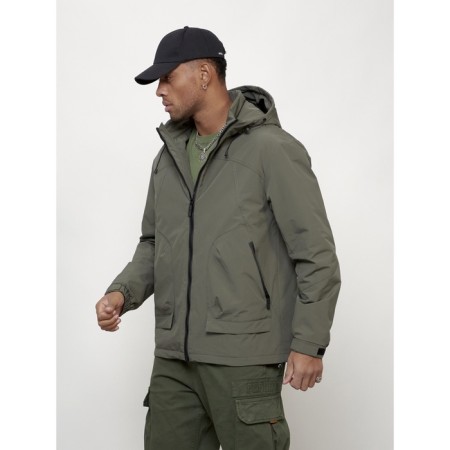 Male spring jacket, size 58, khaki color-6