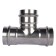 The tee of equivalent Rommer RSS-0013-000054, VPR, D = 54 mm, press, stainless steel