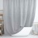The bathroom curtain "White Peas", 180 x 180 cm