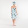 Set for the Ethel Sauna "Mint Mood" Pareo 80*144 cm + chalma, waffle 200g/m2, 100% HL