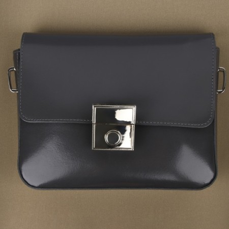 Bag's fastener 4.3 × 4.7 cm, silver color-4