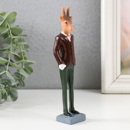 Souvenir Polystone "Goat in a suit"-3