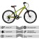 Bicycle 24 "Foxx Aztec, green color, p. 14"