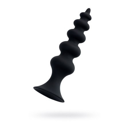 Anal traffic jam Popo playfa indi, silicone, black, 11.5 cm, d 2.9 cm