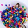 Balls for a dry pool with a pattern, ball diameter 7.5 cm, set 150 pieces, multi -colored