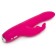 Double stimulation vibrator Happy Rabbit Slimline Curve, 24 cm, pink