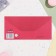 Money envelope "On a wonderful day of the anniversary!" red, embossing 17 x 8 cm