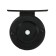 Inertial plastic coil, diameter 4.5 cm, black color, 501
