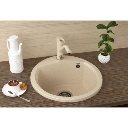 Kitchen Washing Ulgran U407-310, 460x480 mm, color gray color-1