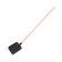 Speech shovel, l = 141 cm, with stiffness ribs, wooden stalk 1 grade, mix