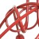 Causte "Knot" E27 8x40W red 97x97x48 cm Bayerlux