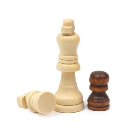 Board Game 3 in 1 "Podak": backgammon, chess, checkers, 34 x 34 cm-4
