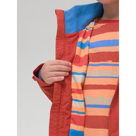 Windbreaker for boys, height 116 cm, terracotta color-8