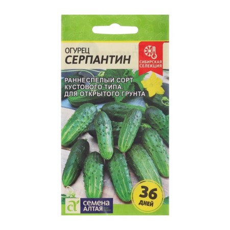 Seeds Cucumber "Serpentine", Sem. ALT, c/p, 0.5 g