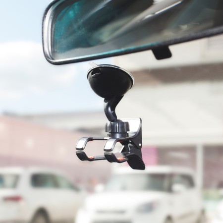 Cartage phone holder, with a double clothespin, 90 mm