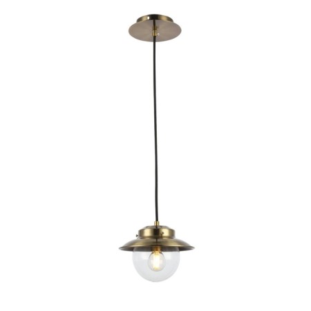 Suspension EVOLUCE. Sle110103-01. Garonni. 1x40 W, E14, 20x20x19 cm, antique bronze color