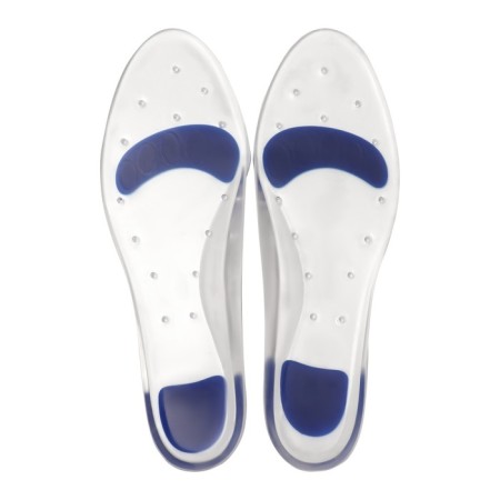 Insoles for shoes, with an adversary, universal, 41-42 rr, 27 cm, pair, transparent/blue color-2