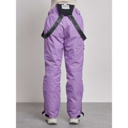 Semi -combinezone ski insulated female winter, size 44, purple color-11