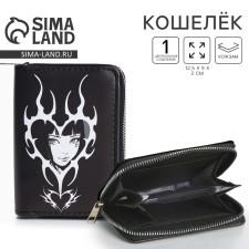 Кошелек молодежный "Аниме сердце" 12.5х9х2 см
