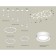 Ambrella Light Acrylic lamp, XR92212250, GX53 LED 12 W, white sand, white matte