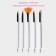 A set of confectionery brushes for decorating the Dilan "Almaz", 5 pcs