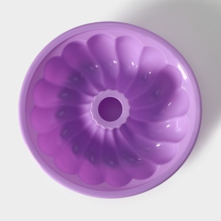 The form for baking the share "German cupcake. Curl ", silicone, d = 20 cm (inside d = 18.5 cm), lilac color-4