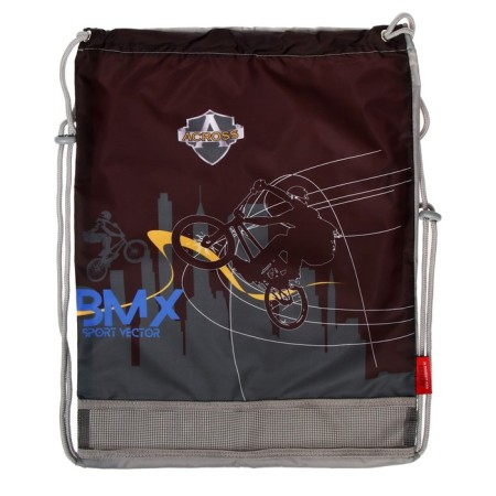 Frame backpack 36 x 28 x 11 cm, Across 198, filling: bag, gray ACR22-198-2-10