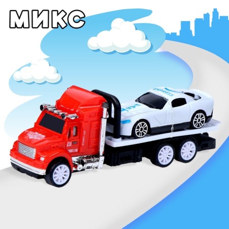 Inertial “tow truck” with a machine, mix-5