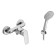 Santek shower mixer "Taos", with accessories, chrome