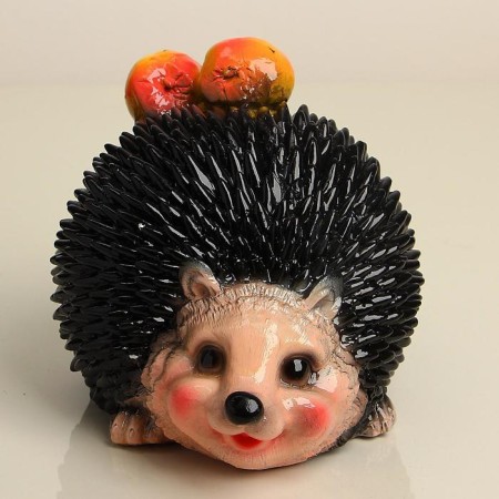 Garden figure "Hedgehog with apples" 20x15cm-3