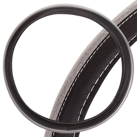 SkyWay Luxury-7 m braid, black-silver eco-leather, s01102436