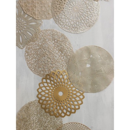 Serving napkin on the table “Flower”, d = 43 cm, gold color-8