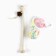 Toy for cats. Matatabi toys set and tangle, white color