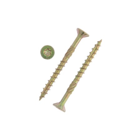 Infix, 4x45 mm wood screws, with a hidden mill, Torx20, yellow zinc