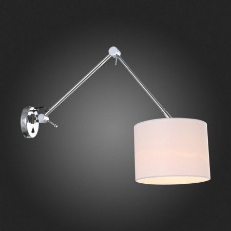 Sconces st. SL460.101.01. Marcia. 1x60 watts, E27, 25x30 cm, chromium color-2