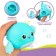 Clothing toy for the bath "Whale", the color is blue/blue