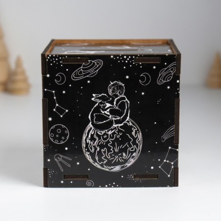 Piggy bank Cube "Miracles" 10x10x10 cm-4