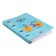 A notebook on 4 rings A5, 80 sheets in the Creator Cage, slim cardboard cover, glossy lamination, offset block