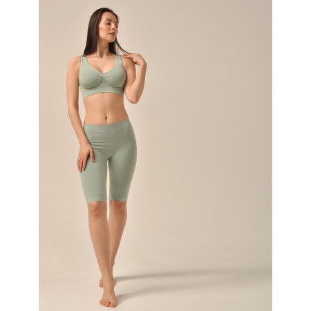 Short Leggings bicycles, size S, pistachio color-2