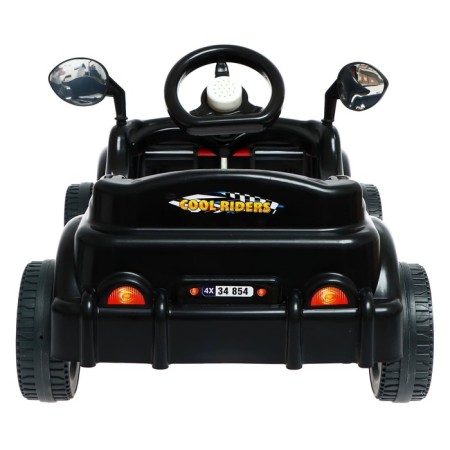 The pedal car is a Cool Riders, with a clasp, black color-4