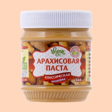 Arachic paste of alphabet products classic cream, 340 g