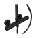 The shower system Cersanit Brasko Black A63112, thermostat., Shower 3 dir., Hose 150 mm, black