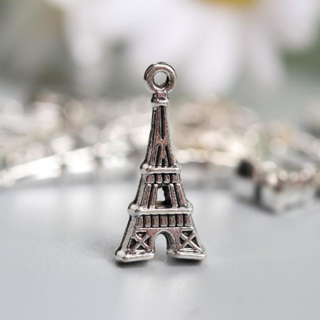 Decor for creativity Metal "Eiffel Tower" silver 2x0.9 cm