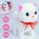 Interactive toy "Favorite pet: a cat Marie", sound, walks, disney, white color